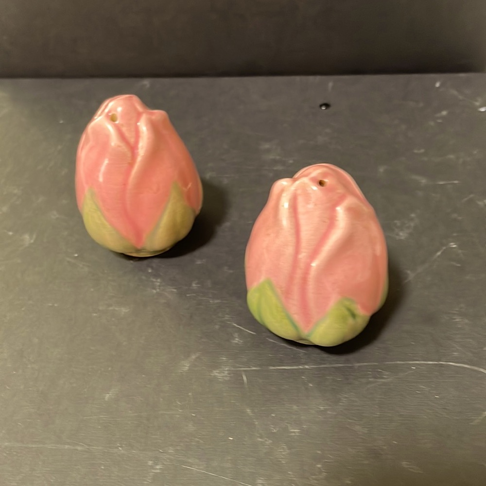 Franciscan Desert Rose Salt and Pepper Shakers